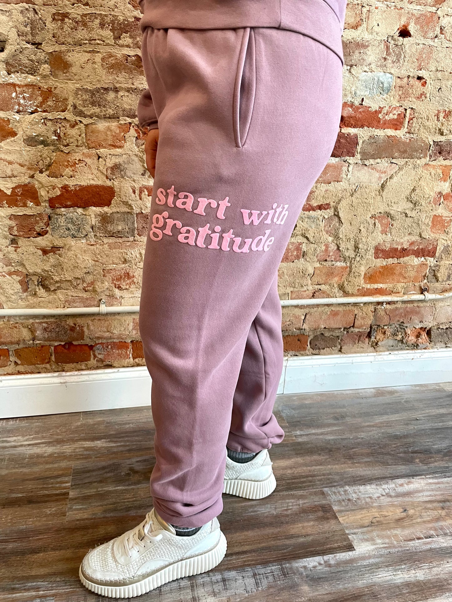 Start With Gratitude Sweatpants