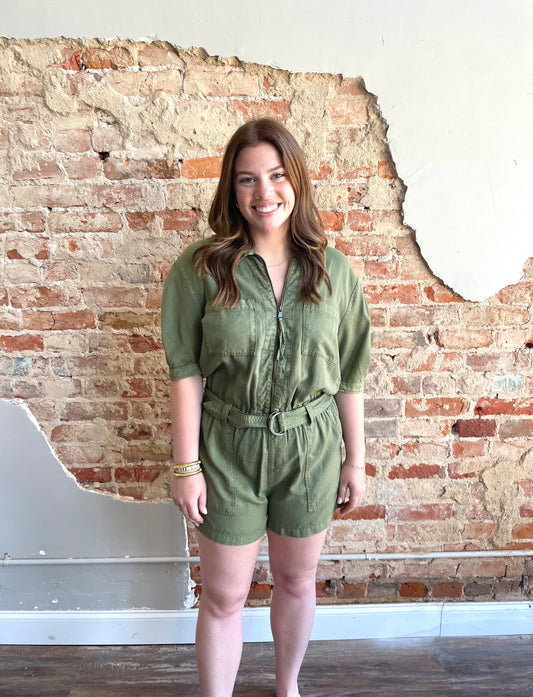 Green Days Romper