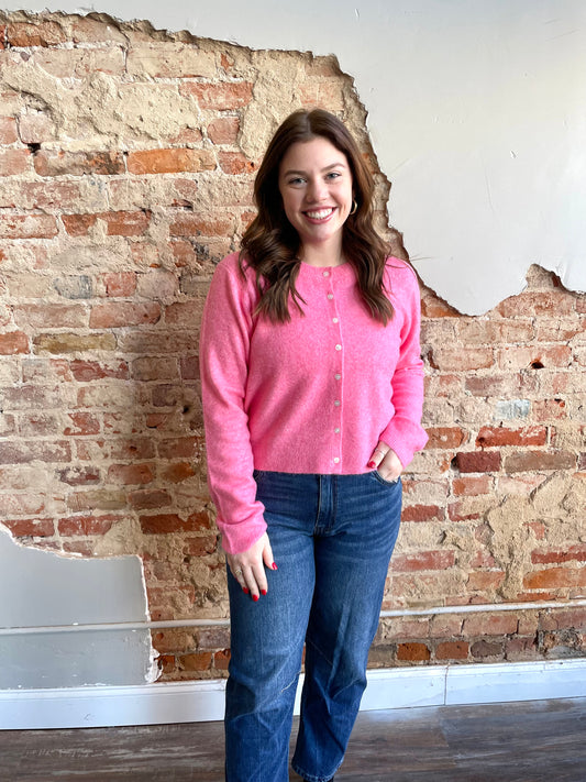 Prettier In Pink Cardigan