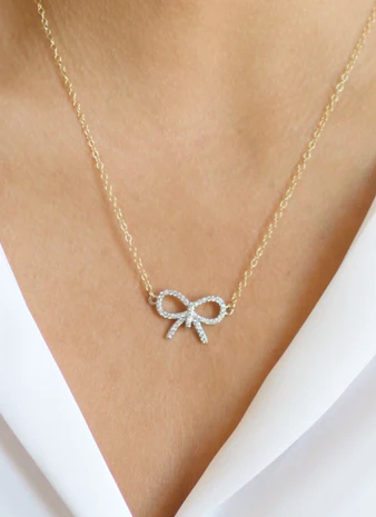 Prim & Proper Bow Necklace